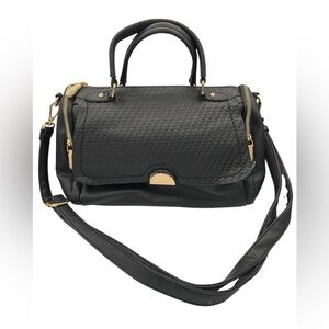 NEW GUSSACI Vegan Black Handbag